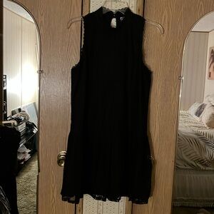 Very nice, like new, black lace dress